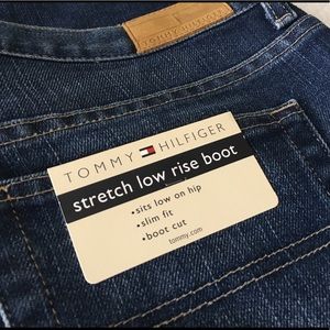 NWT Tommy Hilfiger Stretch Low Rise Boot Jeans